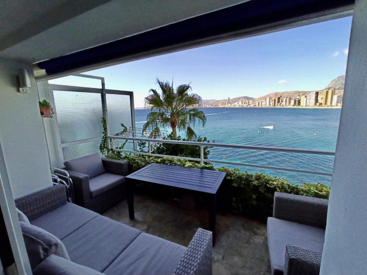 Estudio Primera Linea Con Acceso Privado Al Mar Benidorm Ngoại thất bức ảnh