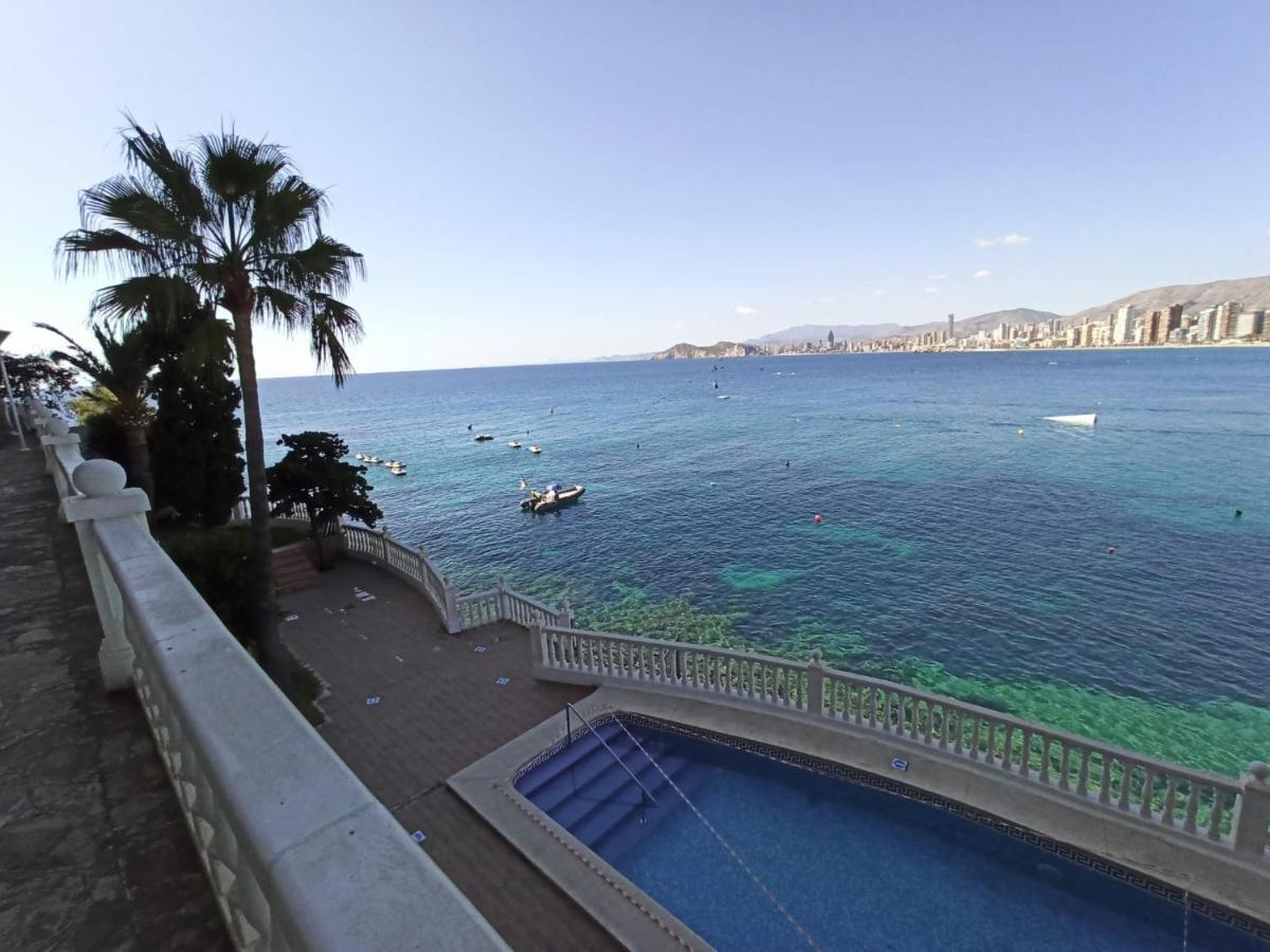 Estudio Primera Linea Con Acceso Privado Al Mar Benidorm Ngoại thất bức ảnh